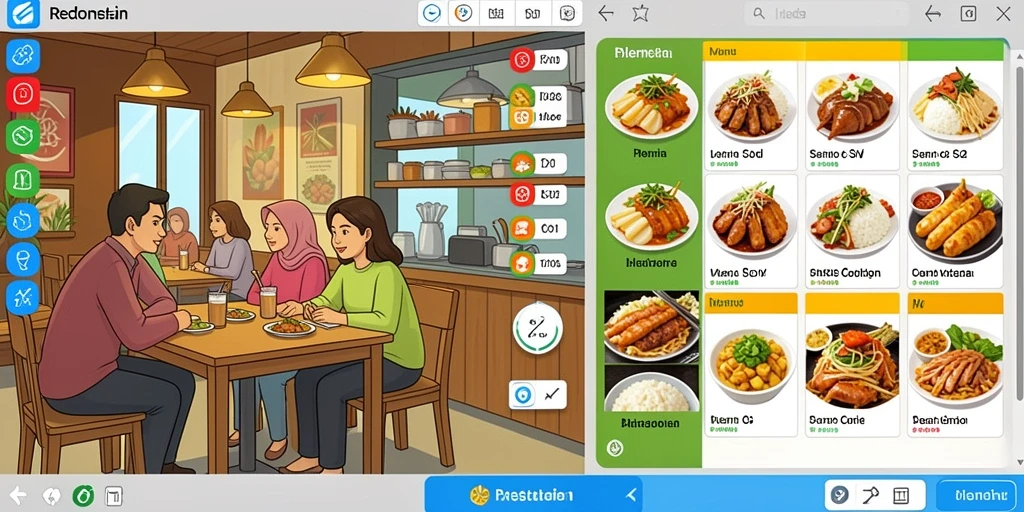 Tampilan awal yang memukau dan intuitif.