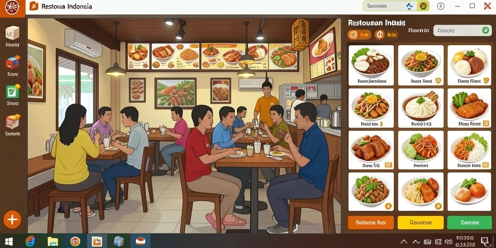 Tangkapan layar menunjukkan aksi seru dalam JKTGAME.