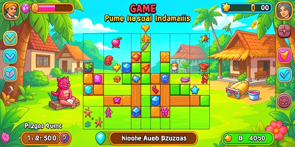 Screenshot menunjukkan karakter utama yang sedang beraksi.
